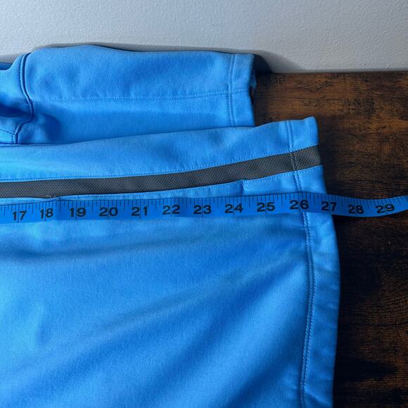 Nike Golf 1/4 Zip Pullover Fleece Mock Neck Therma Fit Blue Men's Size Medium - Picture 10 of 11